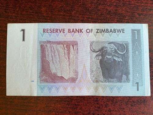 ZIMBABWE 2007 BANKNOTE-ONE DOLLAR-ALMOST UNC
