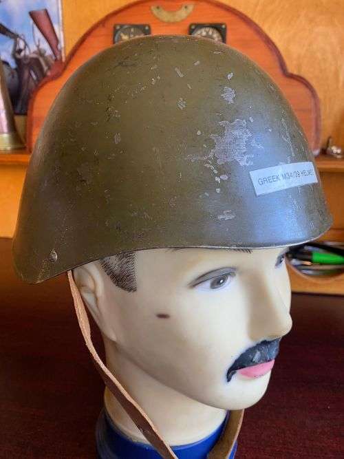 WW2 GREEK M34/39 STEEL HELMET
