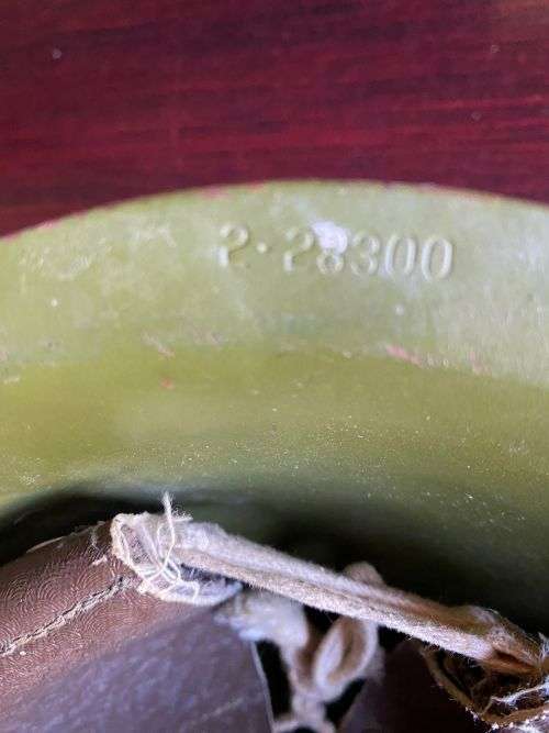 SOVIET M40 5 STUD STEEL HELMET AFGHAN+ BORDER WAR PERIOD USE