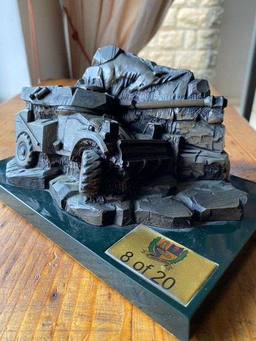 ELAND ARMOURED VEHICLE MODEL- SOLID METAL CAST -EXTREMELY WELL DETAILED NO 8 OF 20 BY SA ARMOUR MUSE