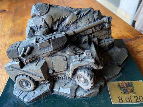 ELAND ARMOURED VEHICLE MODEL- SOLID METAL CAST -EXTREMELY WELL DETAILED NO 8 OF 20 BY SA ARMOUR MUSE