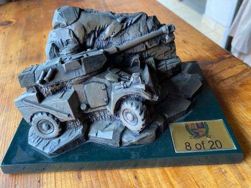 ELAND ARMOURED VEHICLE MODEL- SOLID METAL CAST -EXTREMELY WELL DETAILED NO 8 OF 20 BY SA ARMOUR MUSE