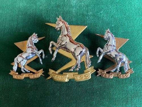 TECHNICAL SERVICE CORPS CAP AND COLLARS-WORN POST 1960-LUGS+PINS COMPLETE