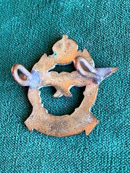 SAAF COLLAR BADGE WORN 1926-1959-LUGS COMPLETE-SMALL TYPE