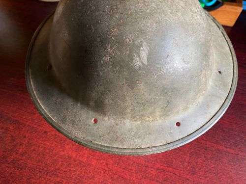 WW2 SA MADE `BRODIE HELMET` COMES WITH LINER AND CHIN STRAP