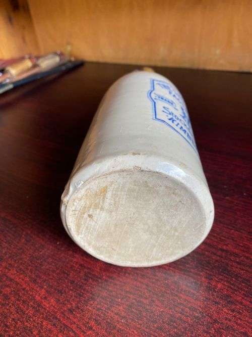 SHILLING FACTORY,THE 48 STOCKDALE STR KIMBERLEY-GINGER BEER BOTTLE-HEIGHT 27 CM