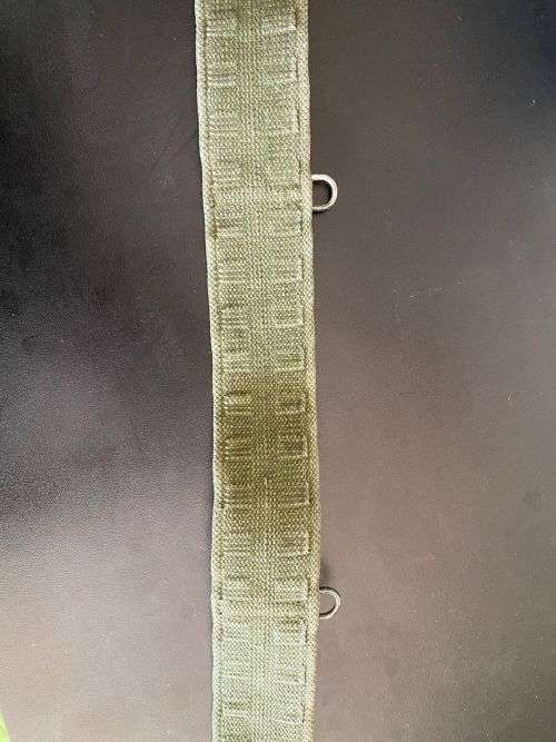 OLIVE GREEN,RHODESIAN PATTERN 63 WEBBING BELT EXTENDED LENGTH 118 CM