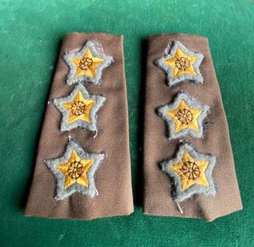 SADF RANK PAIR FOR CAPTAIN-WORN 1980`S