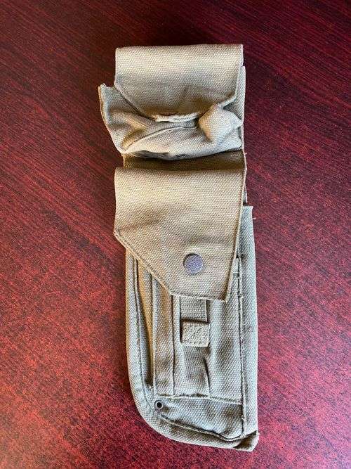 SADF PERIOD OFFICERS WEBBING REVOLVER HOLSTER