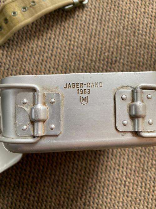 RHODESIA BUSH WAR PERIOD ITEMS-SOLD TOGETHER PATTERN 63 WEBBING BELT-EXTENDED LENGTH 113 CM-WATER BO