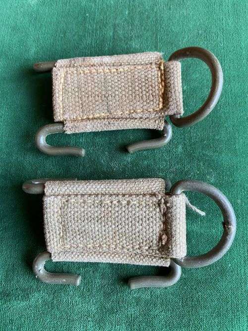 RHODESIA WEBBING CLIPS-BOTH MAKER MARKED