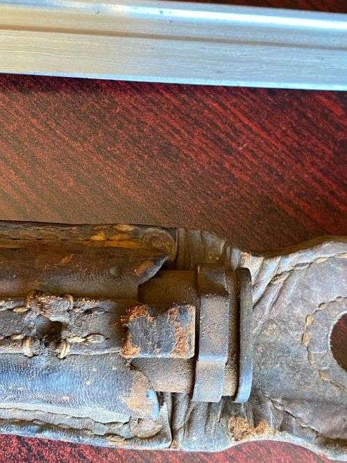 EARLY PRODUCTION JAPAN,TYPE 30(30 TH YEAR)-1897-BAYONET-KOKURA ARSENAL-IT HAS A ROUNDED POMMEL,SHAPE