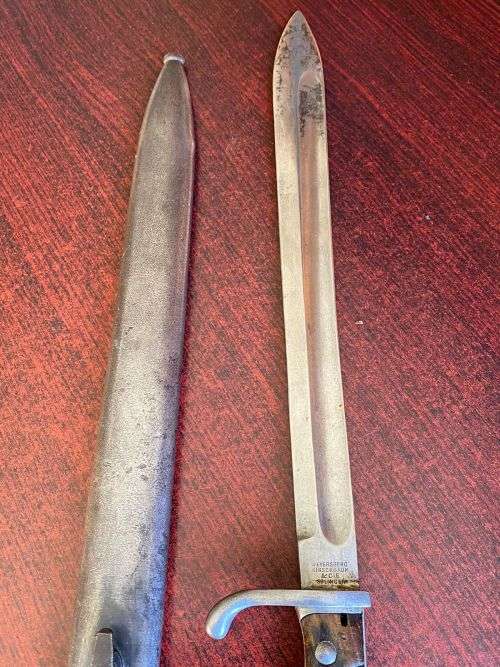 German M 1898/05 WW1 Mauser Butcher Blade Bayonet 49 cm Makers Stamp Weyersberg Kirschbaum