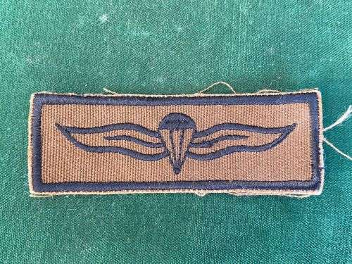 SA PARACHUTE WING-BASIC FOR WORK DRESS- EMBROIDERED