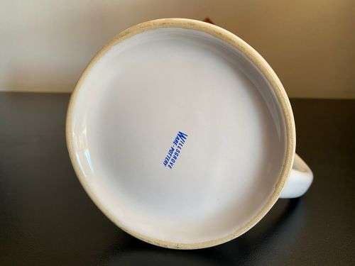 RHODESIAN MUG IN VERY GOOD CONDITION-WILLGROVE WARE-MAKERS STAMP-HEIGHT 14 CM