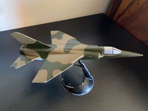 SADF PERIOD MIRAGE,DESK ORNAMENT NORMALLY A GIFT FROM THE MANUFACTURERS TO HIGH RANKING OFFICERS-BAS