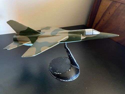 SADF PERIOD MIRAGE,DESK ORNAMENT NORMALLY A GIFT FROM THE MANUFACTURERS TO HIGH RANKING OFFICERS-BAS