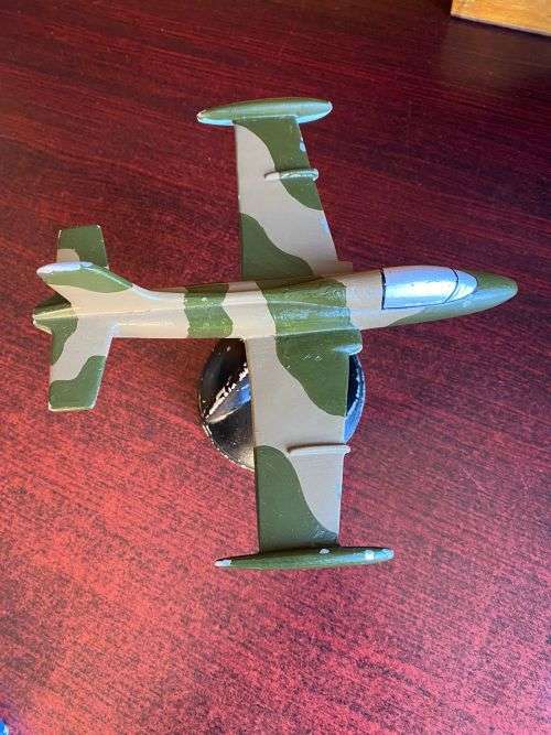 SADF PERIOD IMPALA DESK ORNAMENT,NORMALLY A GIFT FROM THE MANUFACTURERS TO HIGH RANKING OFFICER-BASE