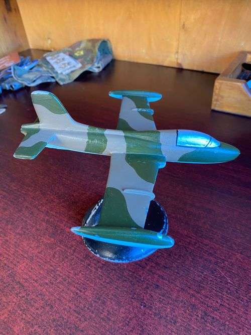 SADF PERIOD IMPALA DESK ORNAMENT,NORMALLY A GIFT FROM THE MANUFACTURERS TO HIGH RANKING OFFICER-BASE