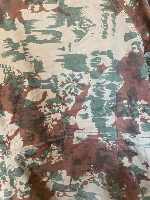 POLICE TASK FORCE 1ST PATTERN CAMO JACKET WITH REMOVABLE WOOL LINER-SIZE MEDIUM-MEASURES 57 CM ARMPI