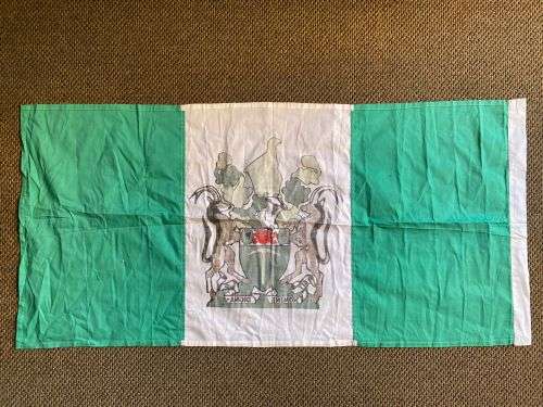 RHODESIAN FLAG/ TABLE CLOTH-MEASURES 110-52 CM
