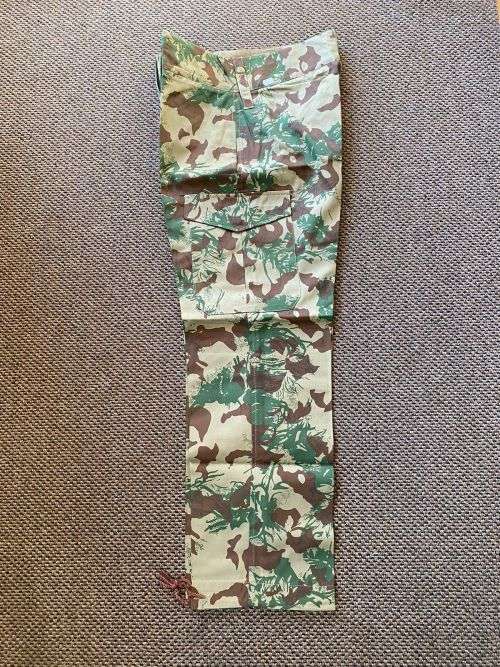POLICE TASK FORCE 2ND PATTERN CAMO TROUSERS-SIZE 34-LABELLED,PIPE LENGTH 78CM-CONDITION NEW-NEVER WO