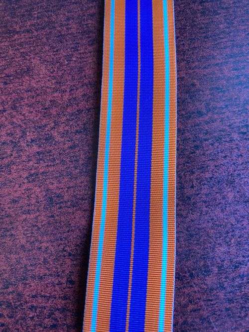 FULL SIZE PRO PATRIA MEDAL RIBBON-SOLD IN LENGTH OF 15 CM-CAN SELL UNCUT IF REQUIRED