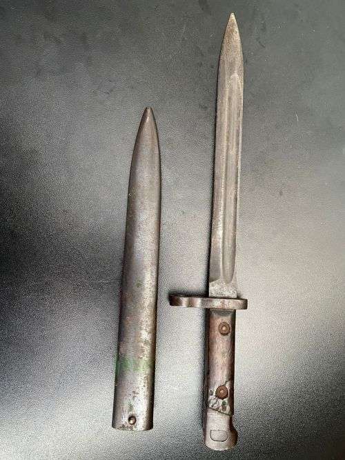 AUSTRIAN MANNLICHER M1895 RIFLE BAYONET CIRCA WW1