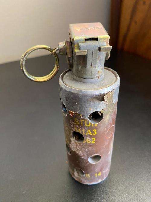 STUN GRENADE-USED -INERT