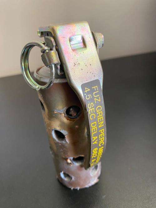 STUN GRENADE-USED -INERT