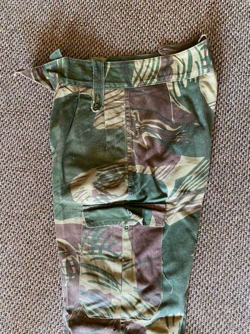RHODESIAN CAMO TROUSERS-SIZE 30-PIPE LENGTH 74CM