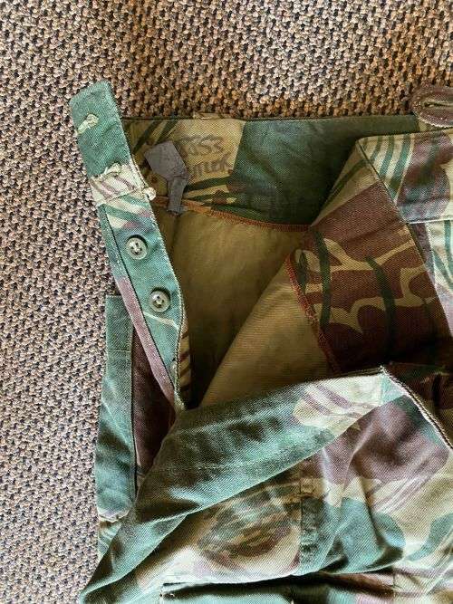 RHODESIAN CAMO TROUSERS-SIZE 30-PIPE LENGTH 74CM
