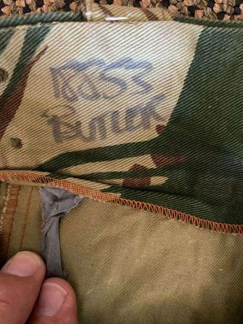 RHODESIAN CAMO TROUSERS-SIZE 30-PIPE LENGTH 74CM