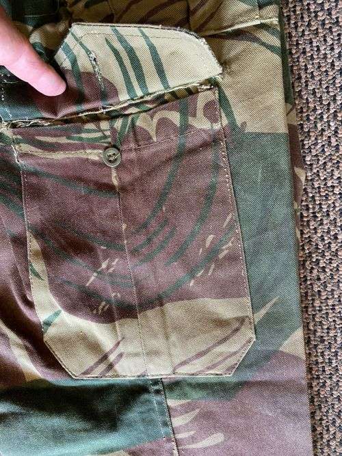 RHODESIAN CAMO TROUSERS-SIZE 30-PIPE LENGTH 74CM