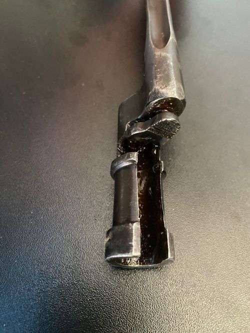 RUSSIAN 1891/30 WITH PRESS CATCH BAYONET FOR THE MOSIN NAGENT 1891 RIFLE-EXTENDED LENGTH 50,5CM-GOOD