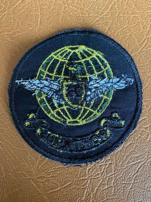 28 SQUADRON EMBLEM PATCH-WORN 1980`S ON LEFT BREAST