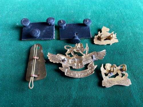 MIXED RHODESIAN BADGES AND RANKS- 6 IN TOTAL