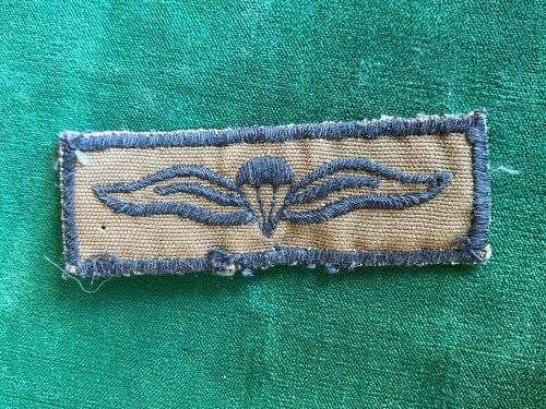 BASIC PARACHUTE WINGS 1980`S-1990`S