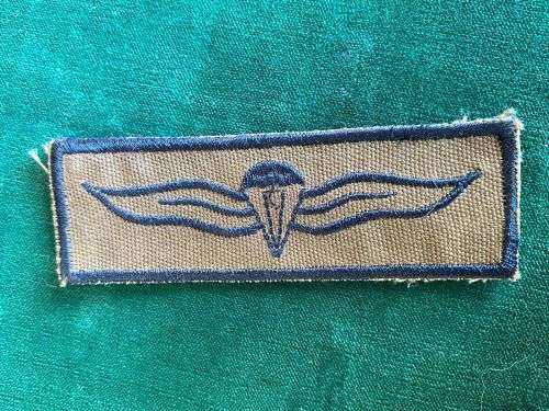 BASIC PARACHUTE WINGS 1980`S-1990`S