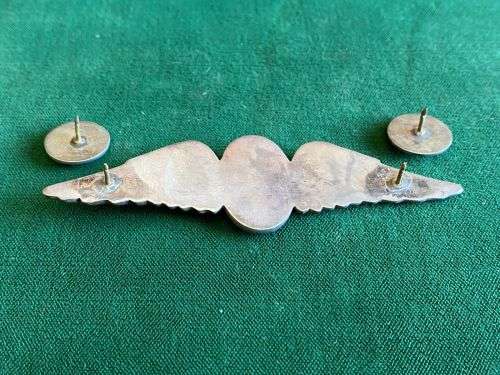 RECCE/SPECIAL FORCES FORMER LEAGUE MEMBERSHIP WINGS AND PINS-SILVER-PINS INTACT