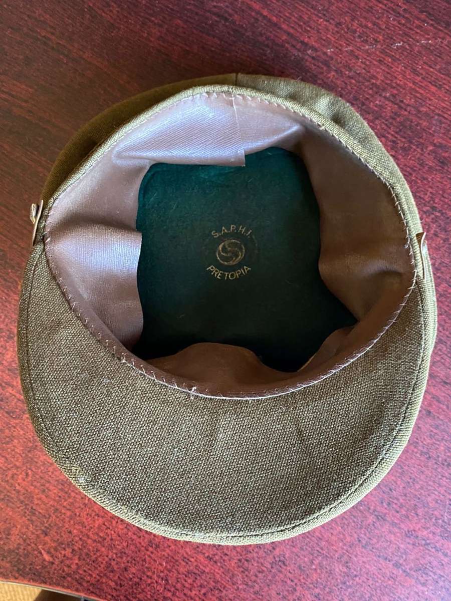 EARLY SA ARMY HIGH RANKING OFFICERS PEAK CAP