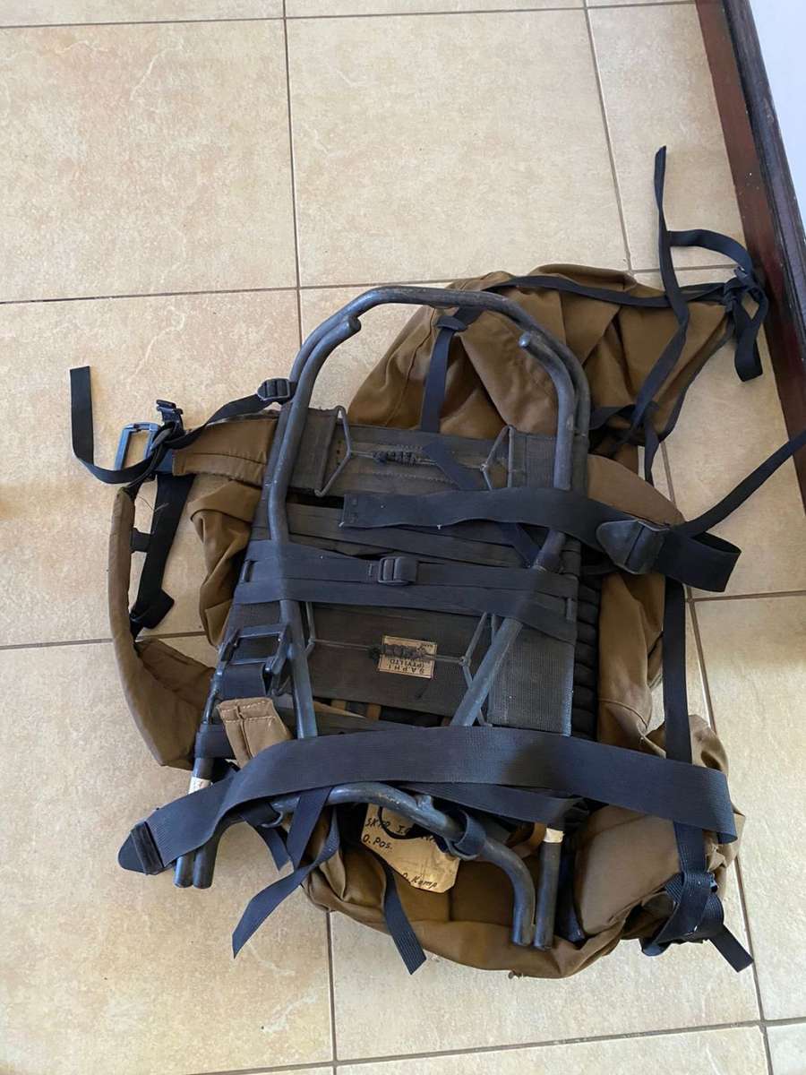 PATTERN 83 LARGE BACK PACK WITH H FRAME-COMPLETE-USED BUT GOOD CONDITION