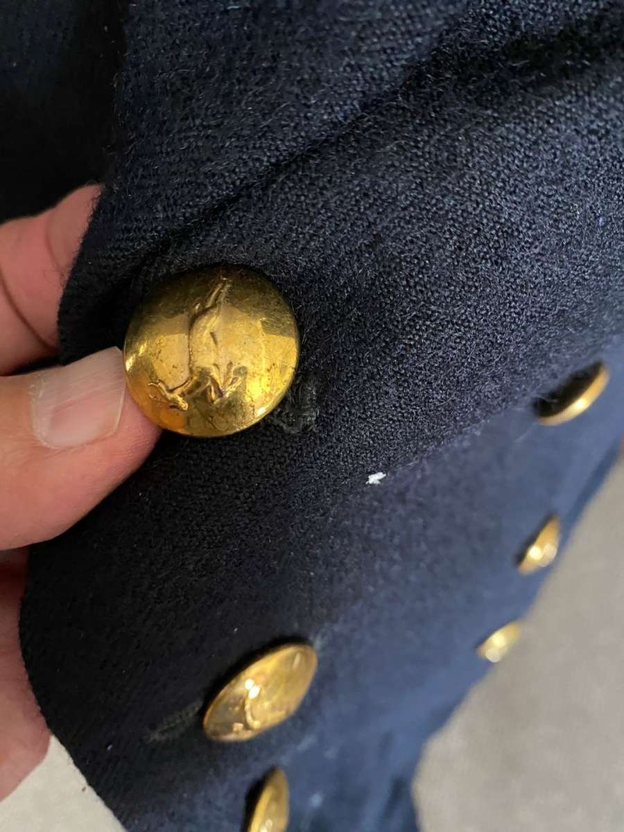 SA NAVY WINTER UNIFORM JACKET FOR GUNLAYER-SIZE LARGE-MEASURES 56 CM ARMPIT TO ARMPIT