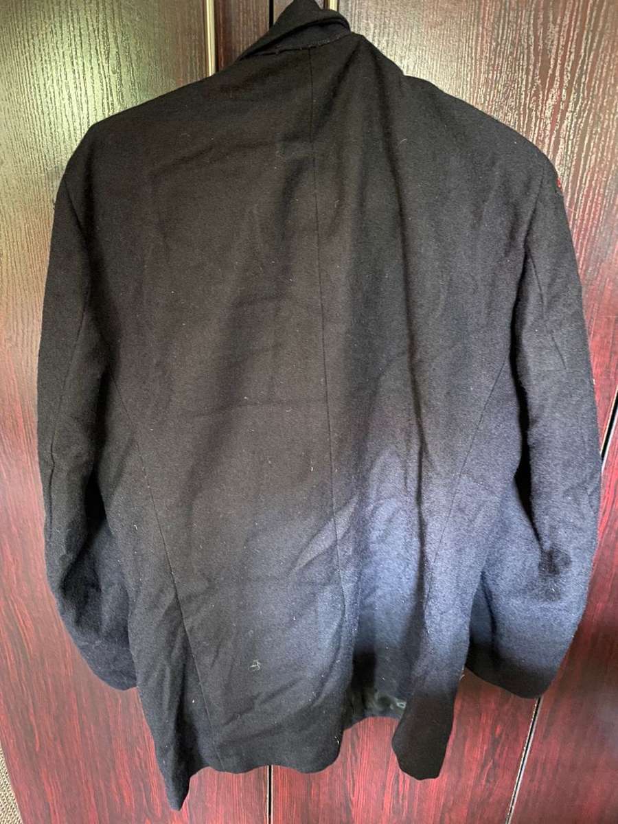 SA NAVY WINTER UNIFORM JACKET FOR GUNLAYER-SIZE LARGE-MEASURES 56 CM ARMPIT TO ARMPIT