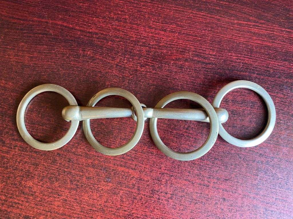 RHODESIA BSAP SOLID NICKEL HORSE BIT MARKINGS MANUFACTURERS