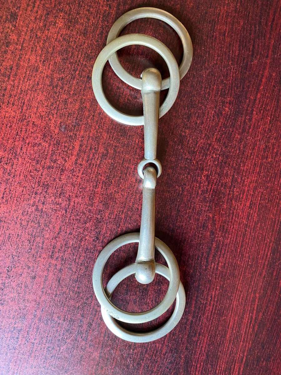 RHODESIA BSAP SOLID NICKEL HORSE BIT MARKINGS MANUFACTURERS