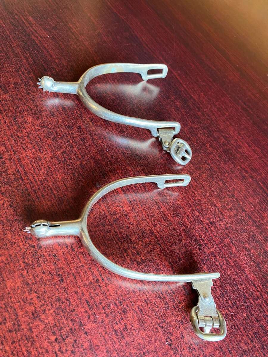RHODESIA BSAP HORSE SPUR MADE IN ENGLAND BY NEVER RUST-NEVER USED