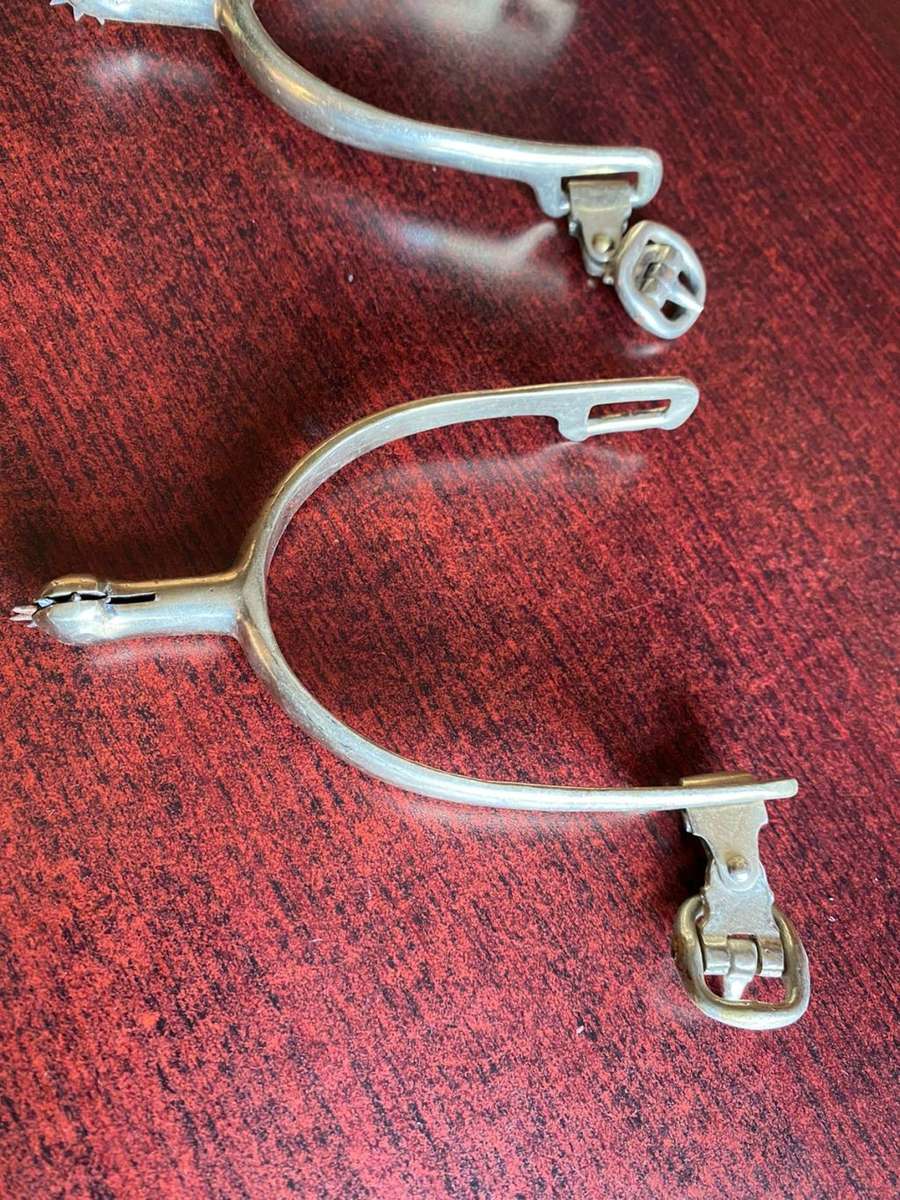 RHODESIA BSAP HORSE SPUR MADE IN ENGLAND BY NEVER RUST-NEVER USED