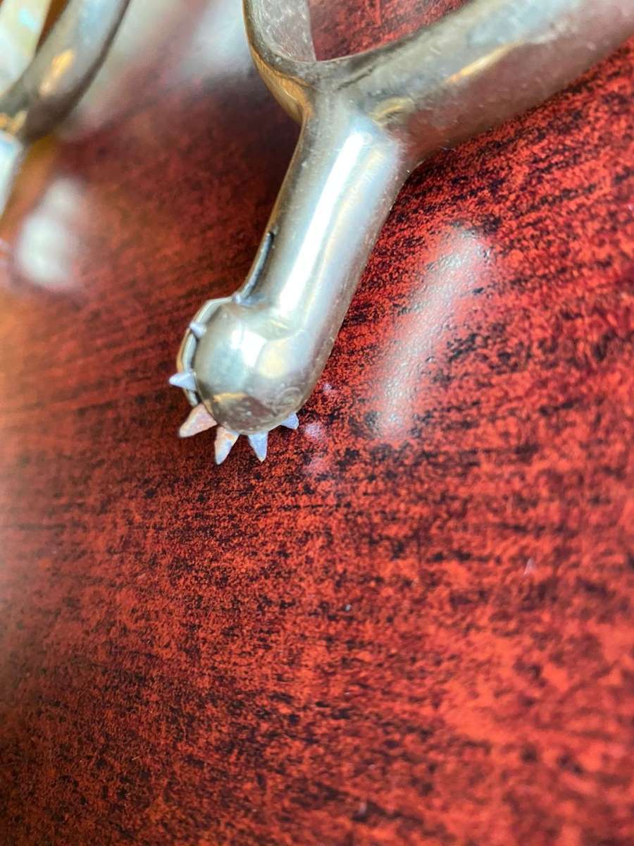 RHODESIA BSAP HORSE SPUR MADE IN ENGLAND BY NEVER RUST-NEVER USED