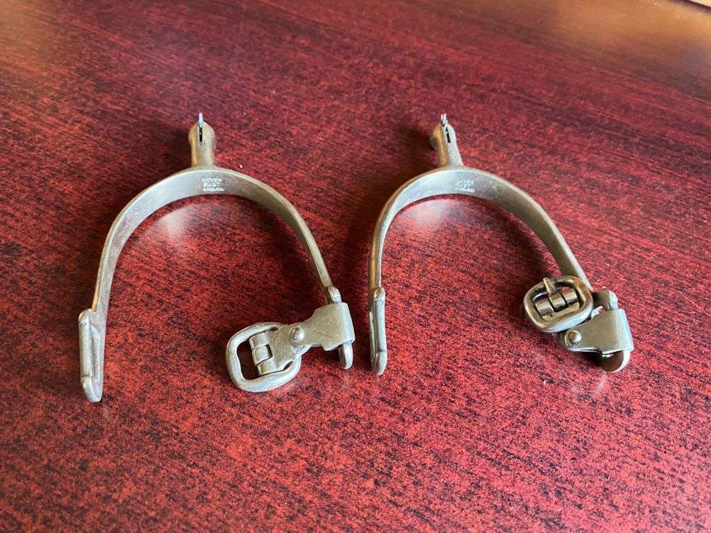 RHODESIA BSAP HORSE SPUR MADE IN ENGLAND BY NEVER RUST-NEVER USED